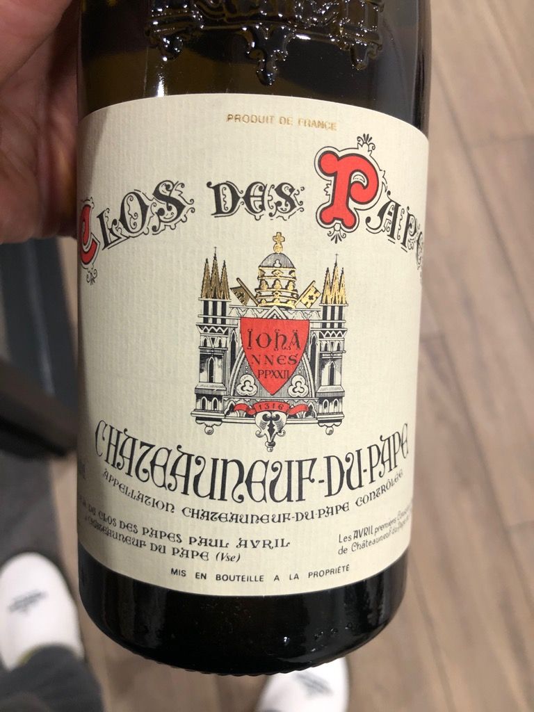 2008 Clos des Papes Châteauneuf-du-Pape Blanc - CellarTracker