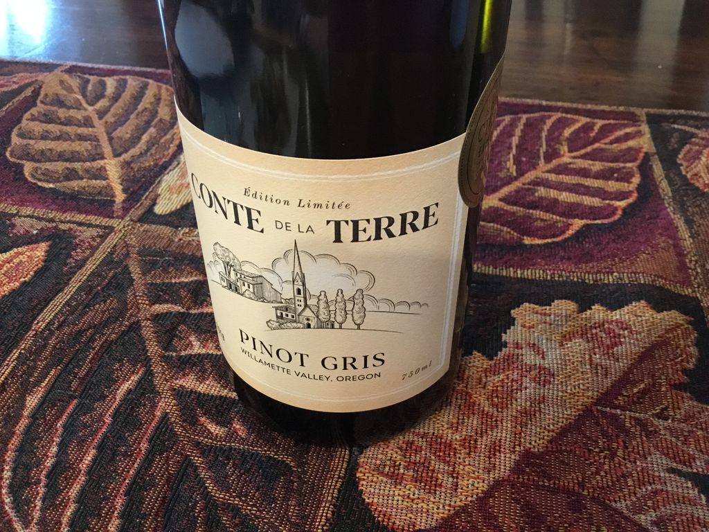 2019 Scout And Cellar Pinot Gris Conte De La Terre USA Oregon 