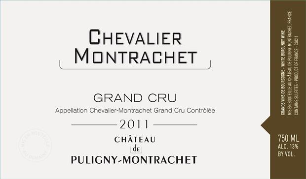 2011 Château de Puligny-Montrachet Chevalier-Montrachet 2011 Château de Puligny-Montrachet Chevalier-Montrachet