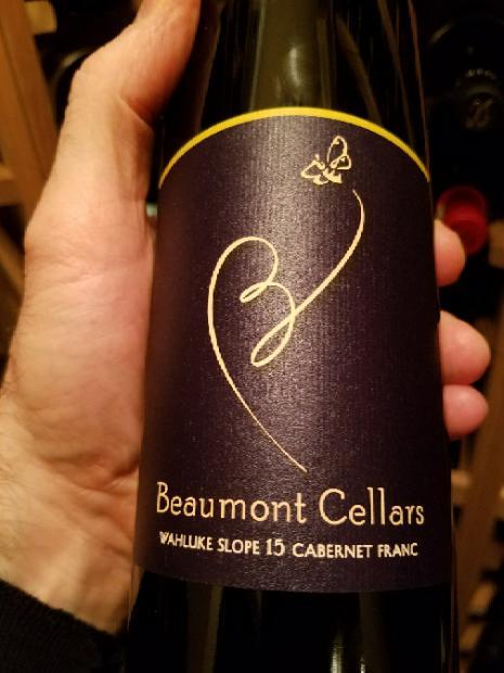 2015 Beaumont Cellars Cabernet Franc CellarTracker