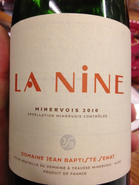 AOC Minervois la nine__ domaine Sénat 2018