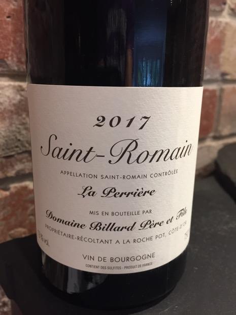 サンロマン 2018 Domaine Billard Père et Fils サンロマン 2018 Domaine Billard Père et Fils - メルカリ
