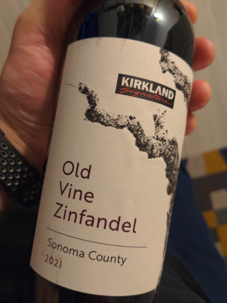 2021 Kirkland Signature Old Vine Zinfandel, USA, California, Sonoma