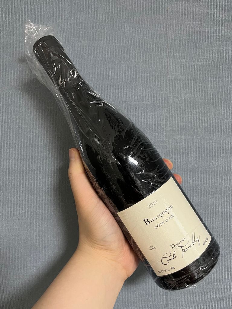 セシル•トランブレイ ブルゴーニュ•コート•ドール2019 2019 Cecile Tremblay ブルゴーニュ コート ドール / セシル