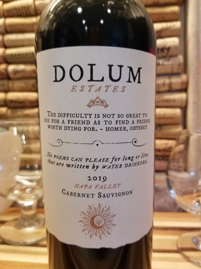 2019 Dolum Estates Cabernet Sauvignon - CellarTracker