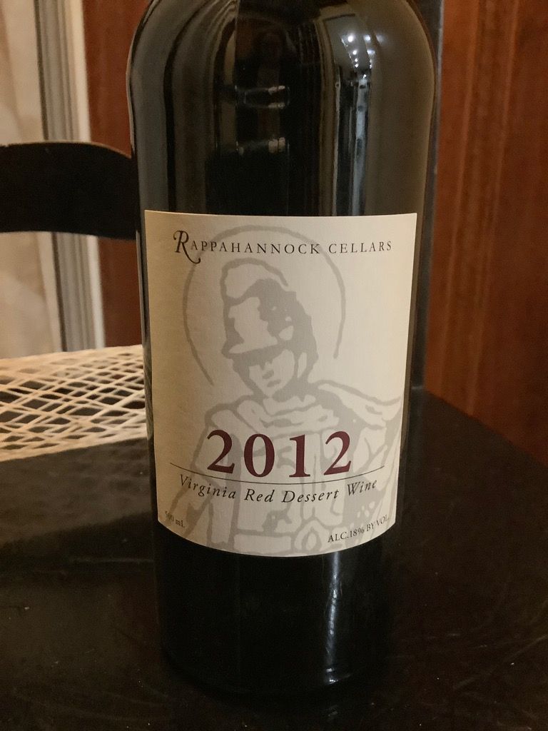 2012 Rappahannock Cellars 5 Year Dessert Wine, USA, Virginia, Northern