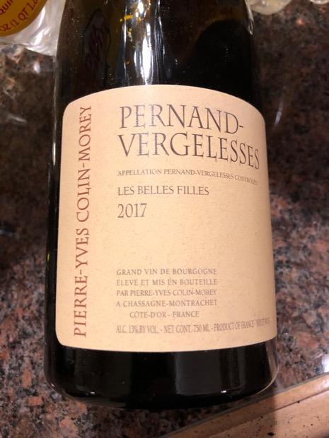 ワイン Pernand-Vergelesses LesBellesFilles 2017 2017 Pierre-Yves Colin-Morey Pernand-Vergelesses Les Belles
