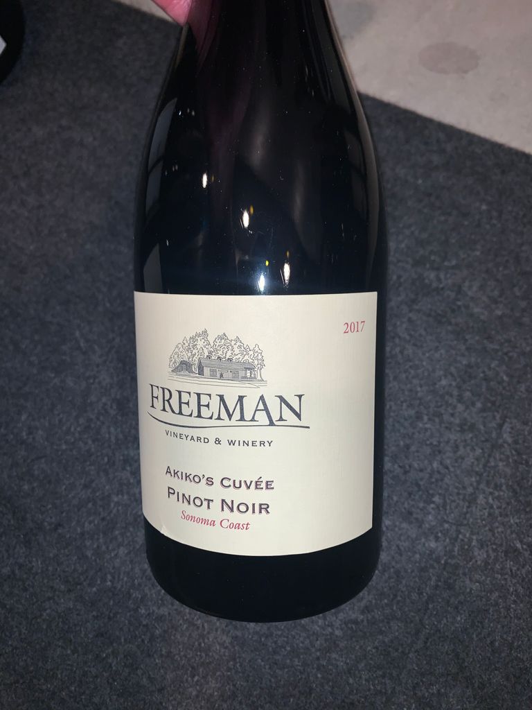 2013 Freeman Pinot Noir Akiko's Cuvée - CellarTracker