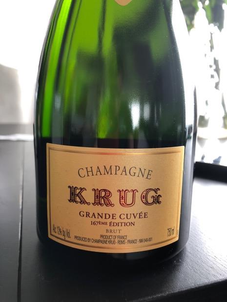 NV Krug Champagne Brut Grande Cuvée Edition 167eme, France 