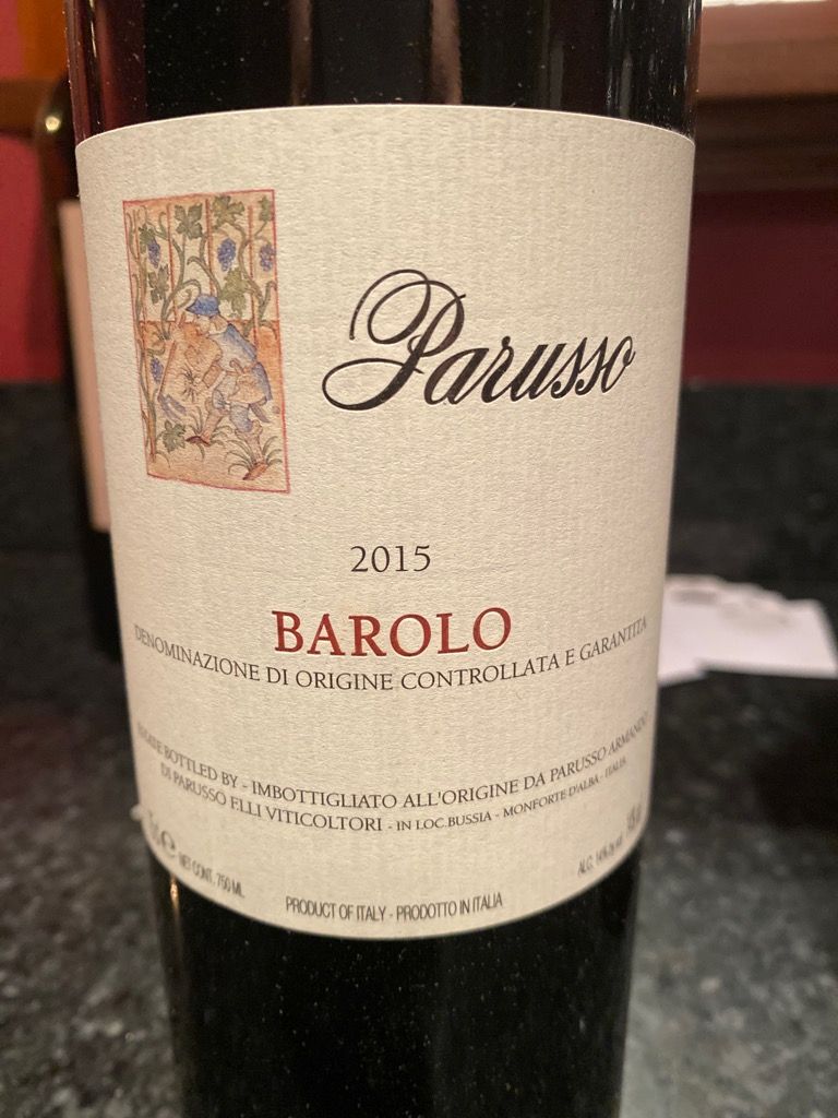 2015 Parusso Barolo - CellarTracker