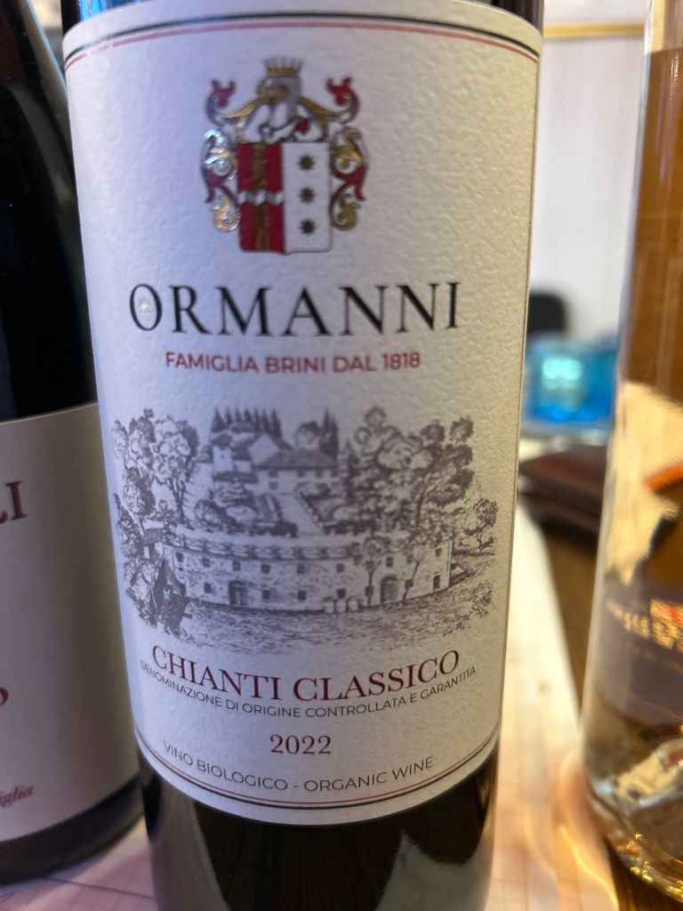2022 Ormanni Chianti Classico - CellarTracker