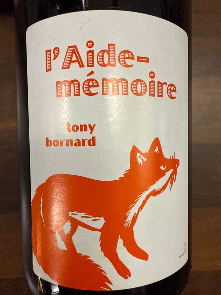 2021 Tony Bornard L'Aide Memoire - CellarTracker
