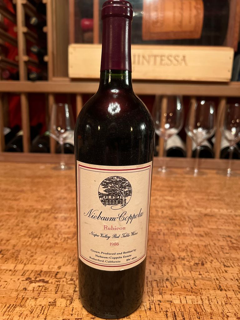 1986 Niebaum-Coppola Rubicon - CellarTracker