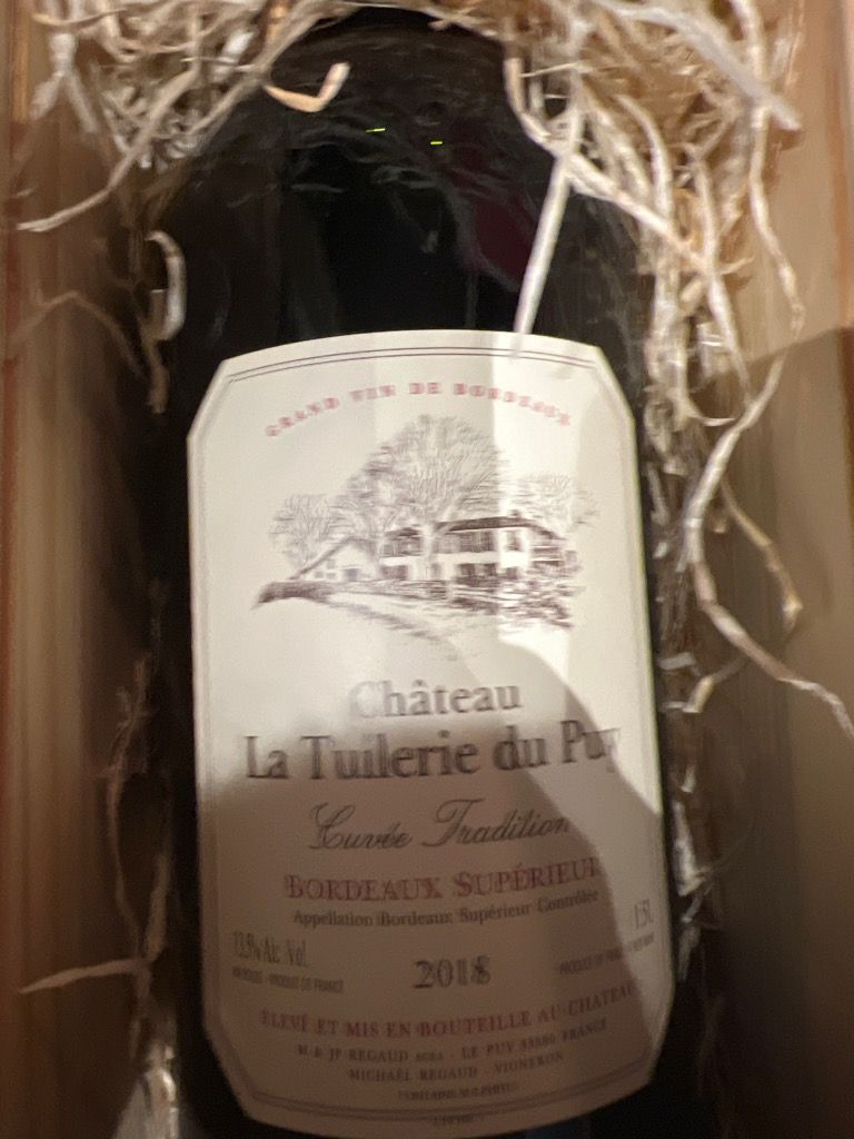 2022 Château La Tuilerie du Puy Cuvée Tradition - CellarTracker