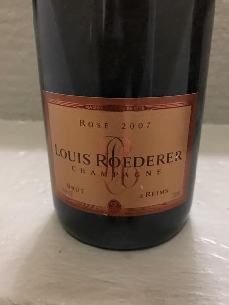2007 Louis Roederer Champagne Vintage Brut Rosé - CellarTracker