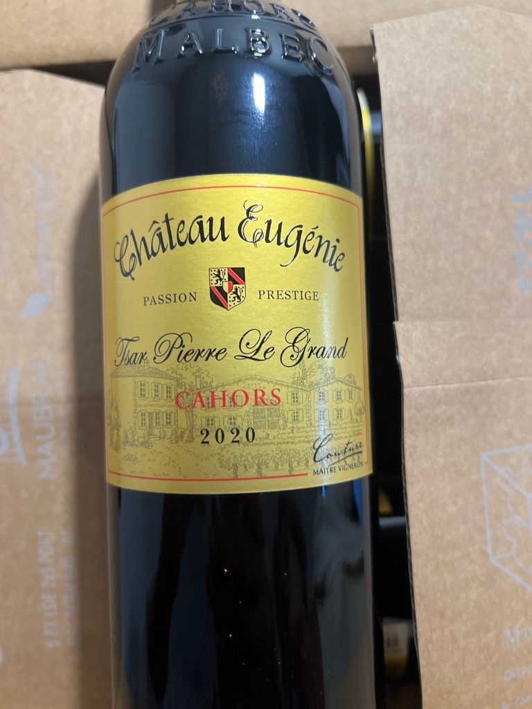 2020 Château Eugenie Cahors Cuvée Tsar Pierre le Grand, France