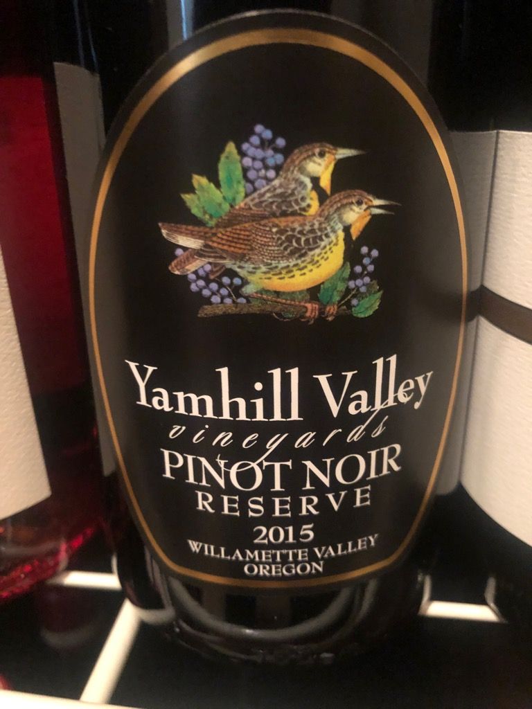 2015 yamhill valley vineyards pinot noir estate usa oregon