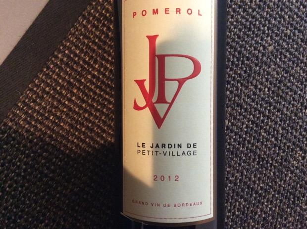 LE JARDIN DE PETIT-VILLAGE 2011 赤ワイン