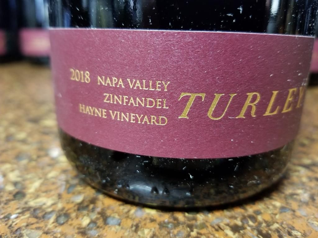 2018 Turley Zinfandel Hayne Vineyard, USA, California, Napa Valley, St