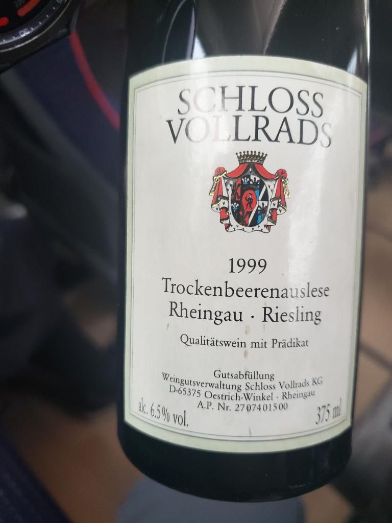 Riesling Spätlese 2005 vom Weingut Schloss Vollrads 0,75l Lieblich