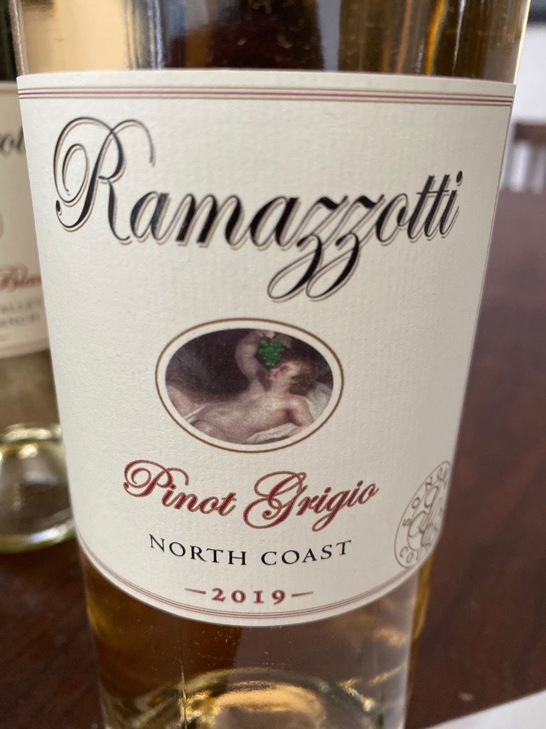 2021 Ramazzotti Wines Pinot Grigio, USA, California, Sonoma County, Dry
