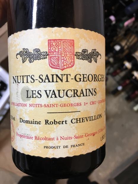 1990 Domaine Robert Chevillon Nuits St. Georges 1er Cru Les Vaucrains -  CellarTracker