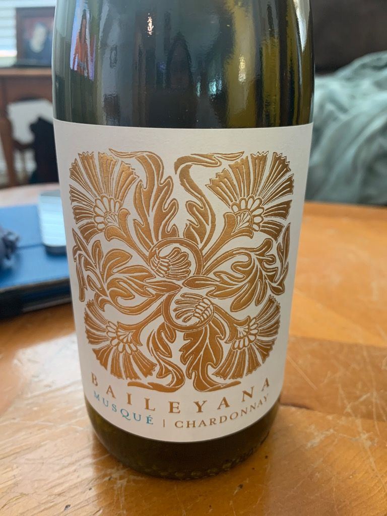 2019 Baileyana Chardonnay Musque, USA, California, Central Coast, Edna