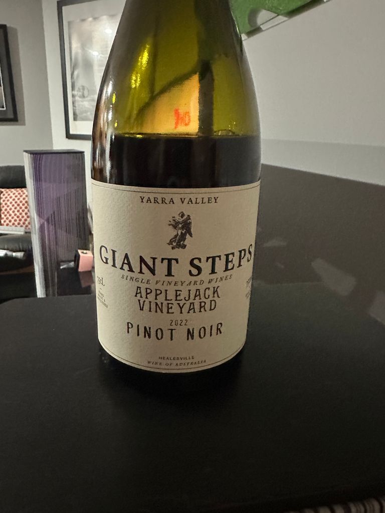 2022 Giant Steps Pinot Noir Applejack Vineyard - CellarTracker
