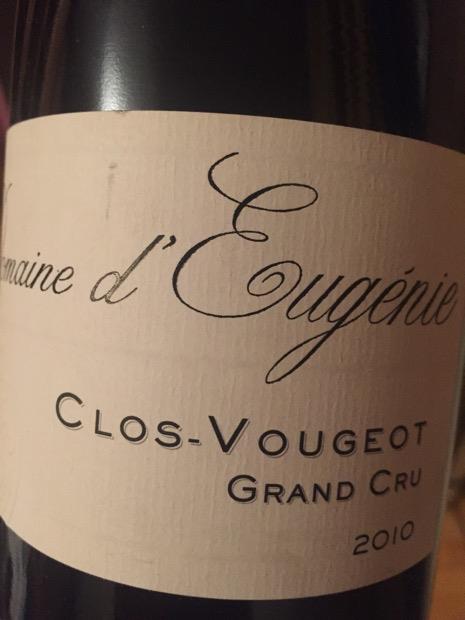 2010 Domaine d'Eugénie Clos Vougeot - CellarTracker