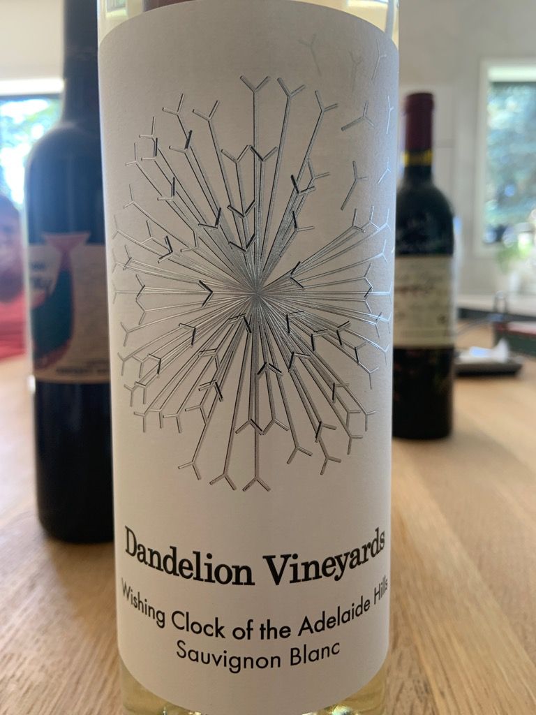 2022 Dandelion Vineyards Sauvignon Blanc Wishing Clock of the Adelaide