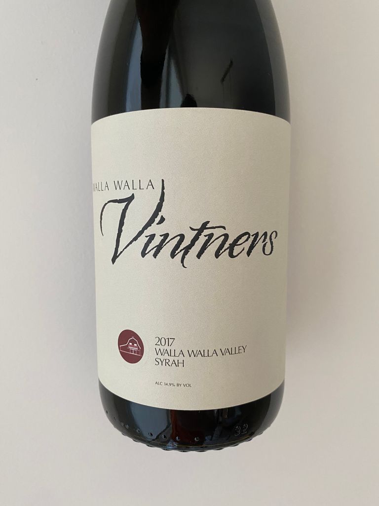 2020 Walla Walla Vintners Syrah Estate Walla Walla Valley, USA ...