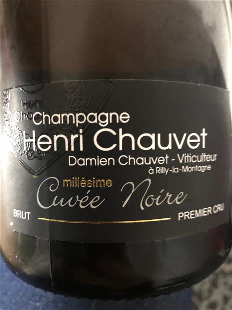 【限定】Henri Chauvet Cuvee Noire 2017 2020 Henri Chauvet Champagne Premier Cru Cuvée Noire - CellarTracker