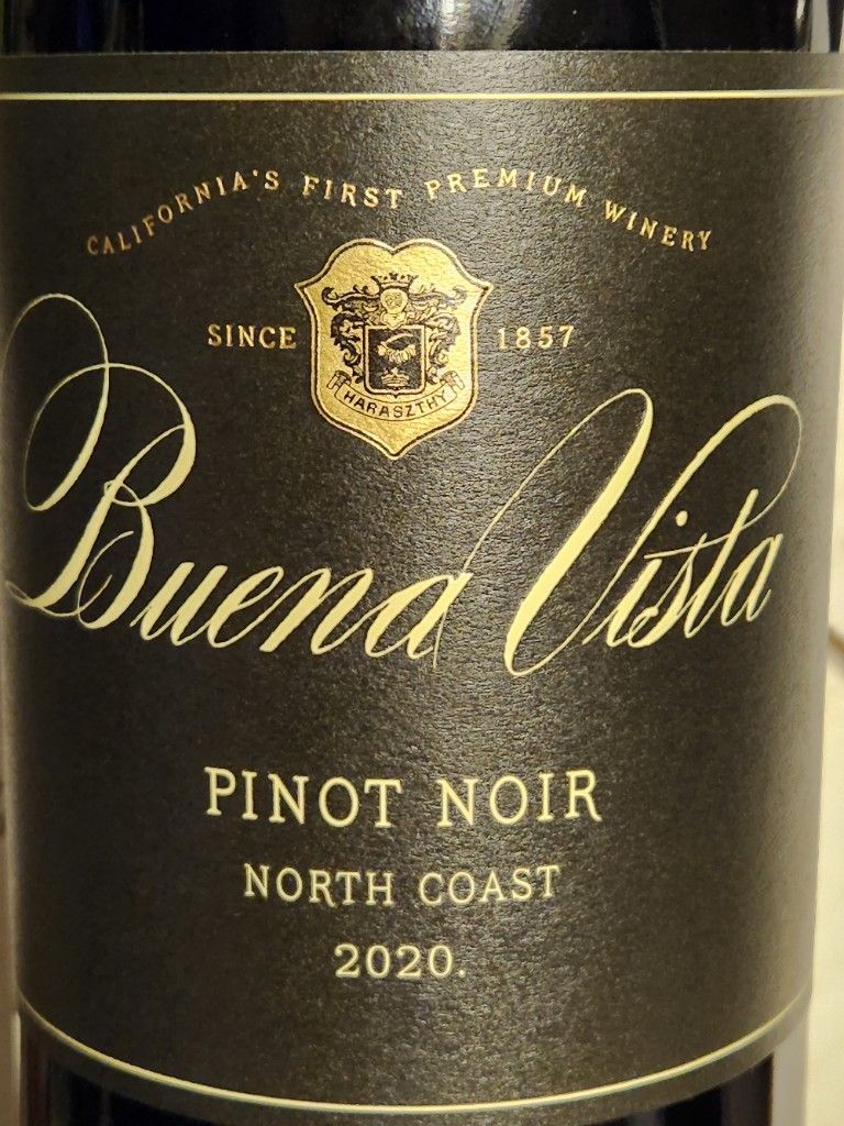 2020 Buena Vista Pinot Noir North Coast, USA, California, North Coast