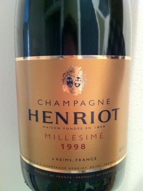 1998 Henriot Champagne Brut Millésimé - CellarTracker