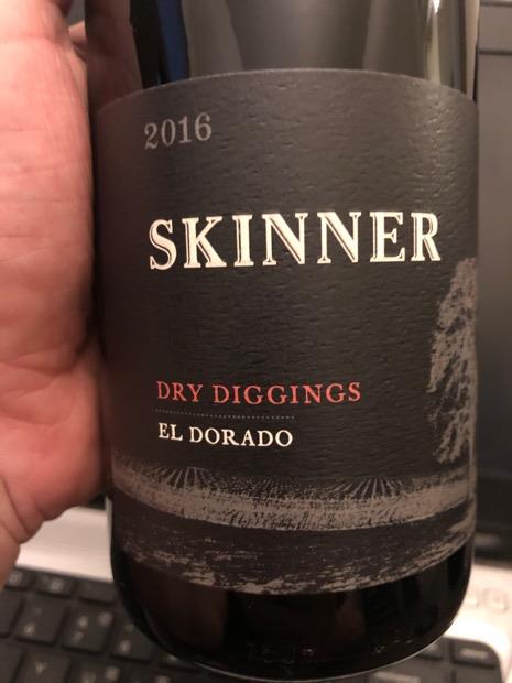 2016 Skinner Dry Diggings Usa California Sierra Foothills El Dorado Cellartracker