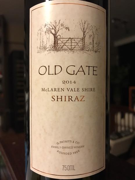 2013 Patritti Shiraz Old Gate, Australia, South Australia, Fleurieu ...