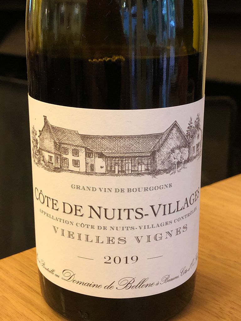 2019 Domaine de Bellene Côte de Nuits Villages Vieilles Vignes