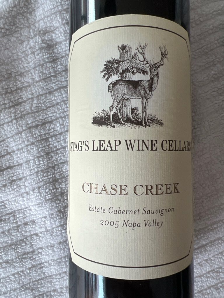 2005 Stag's Leap Wine Cellars Cabernet Sauvignon Chase Creek, USA ...