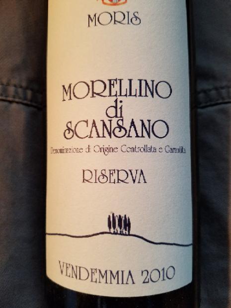 2010 Moris Farms Morellino di Scansano, Italy, Tuscany, Maremma ...