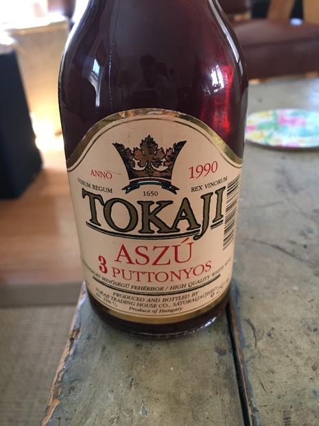 1990 Tokaji Trading House Tokaji Aszú 3 Puttonyos - CellarTracker