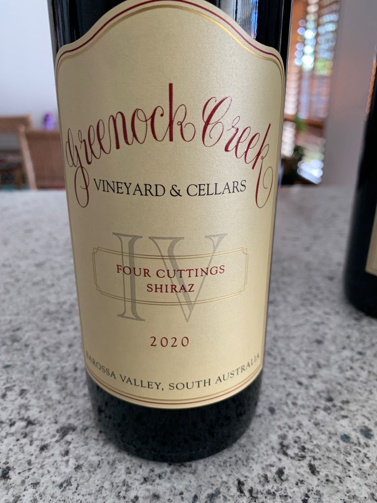 2019 Greenock Creek Shiraz Four Cuttings - CellarTracker
