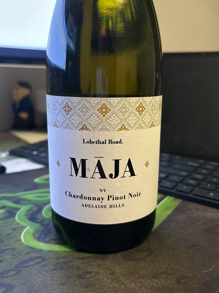 Maja Label NV Lobethal Road Wines Maja Chardonnay Pinot Noir, Australia, South ...