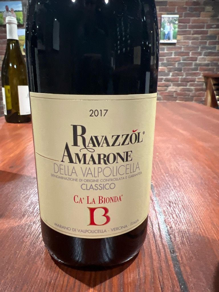 2017 Cà La Bionda Amarone della Valpolicella Classico Vigneti di