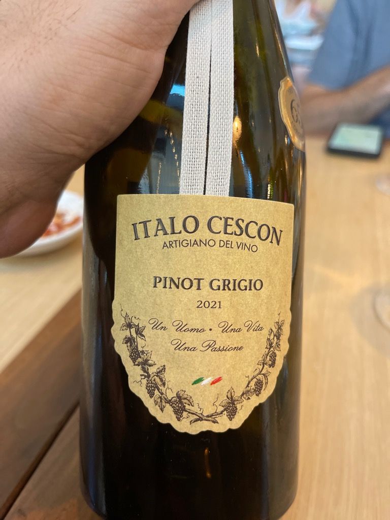 Italo Cescon Pinot Grigio Italy Delle Venezie Cellartracker