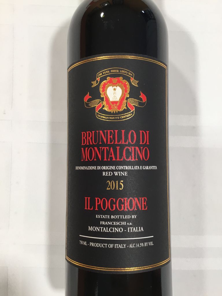 2015 Il Poggione (Proprietá Franceschi) Brunello di Montalcino