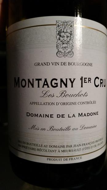 2018 Domaine de la Madone Montagny 1er Cru Les Bouchots Blanc
