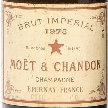 1975 Moët & Chandon Champagne Brut Impérial, France, Champagne 