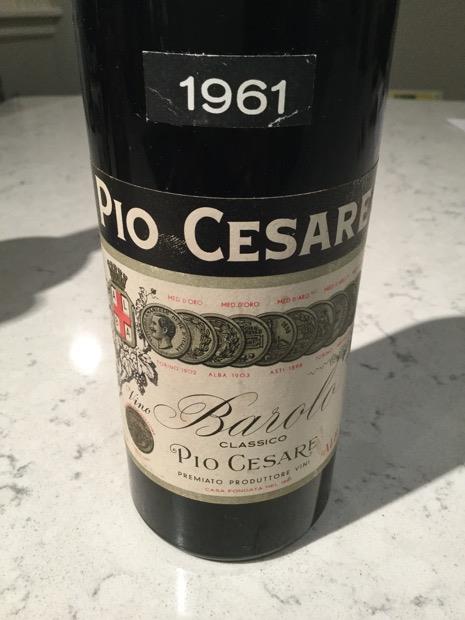 1961 Pio Cesare Barolo - CellarTracker