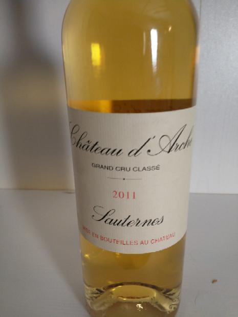 2011 Ch teau d Arche Sauternes CellarTracker