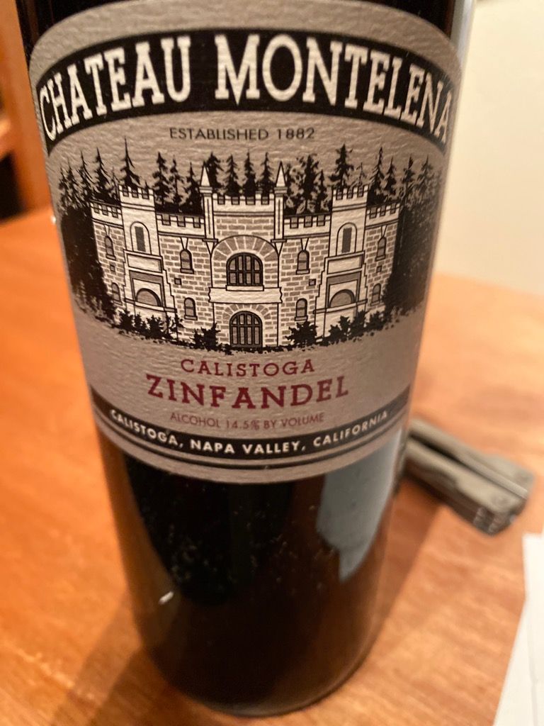 2016 Chateau Montelena Zinfandel - CellarTracker